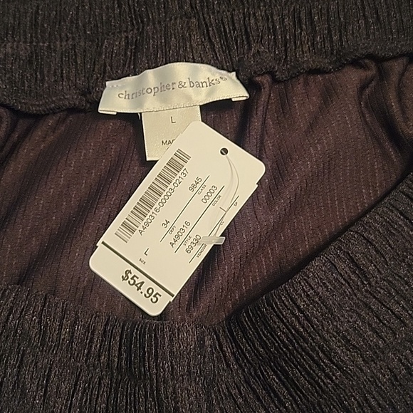 Christopher & Banks Ribbed Knit Pants - Picture 2 of 2